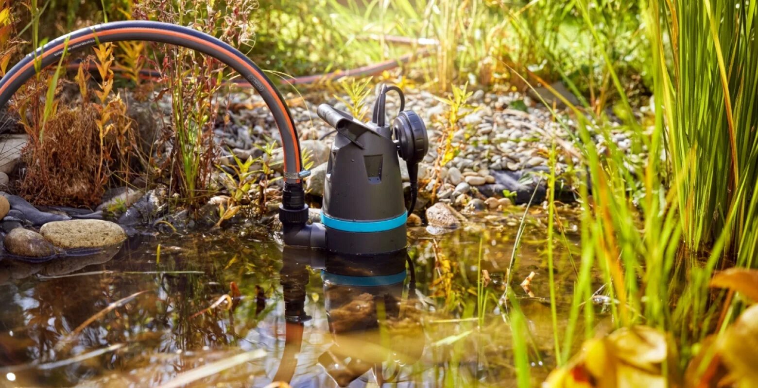 Дренажный насос для чистой и грязной воды со встроенным поплавком