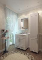 Зеркало-шкаф "Paradiz 70" белое дерево | EVA GOLD