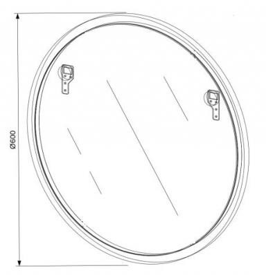 Зеркало "Leia 70" | EVA GOLD