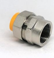 Муфта труба-вн.резьба  для газа (никелированная) 3/4*20