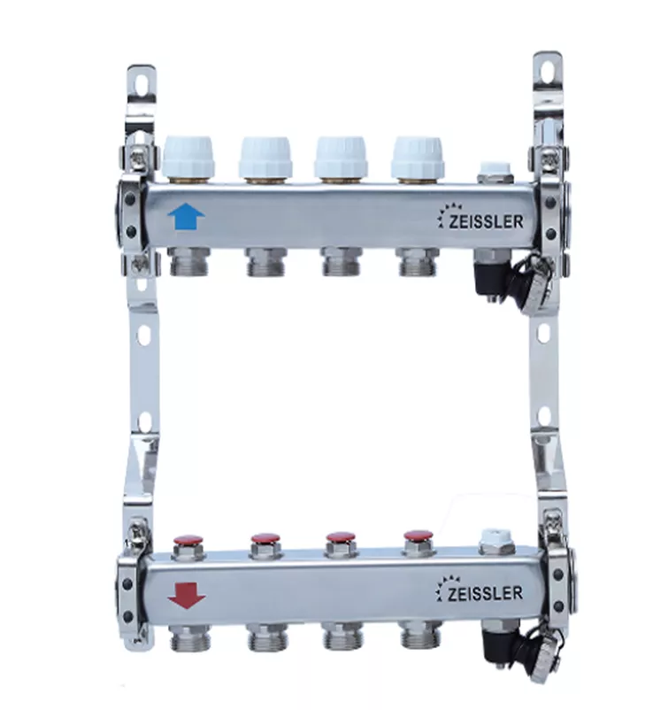 Коллекторная группа без расходомеров 6 выходов нерж. ZS