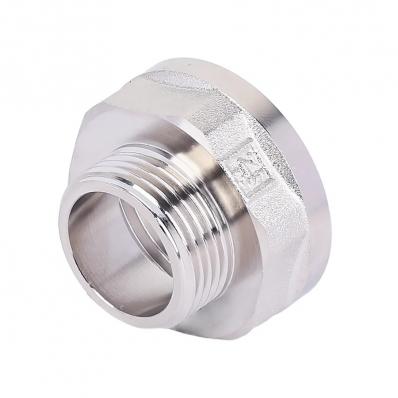 Переходник никелированный 1/2 г * 3/8 ш  (ZEISSLER)