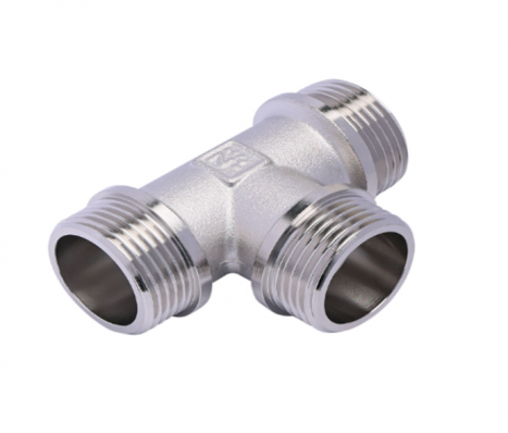Тройник никелированный  3/4ш*3/4ш*3/4ш (ZEISSLER)