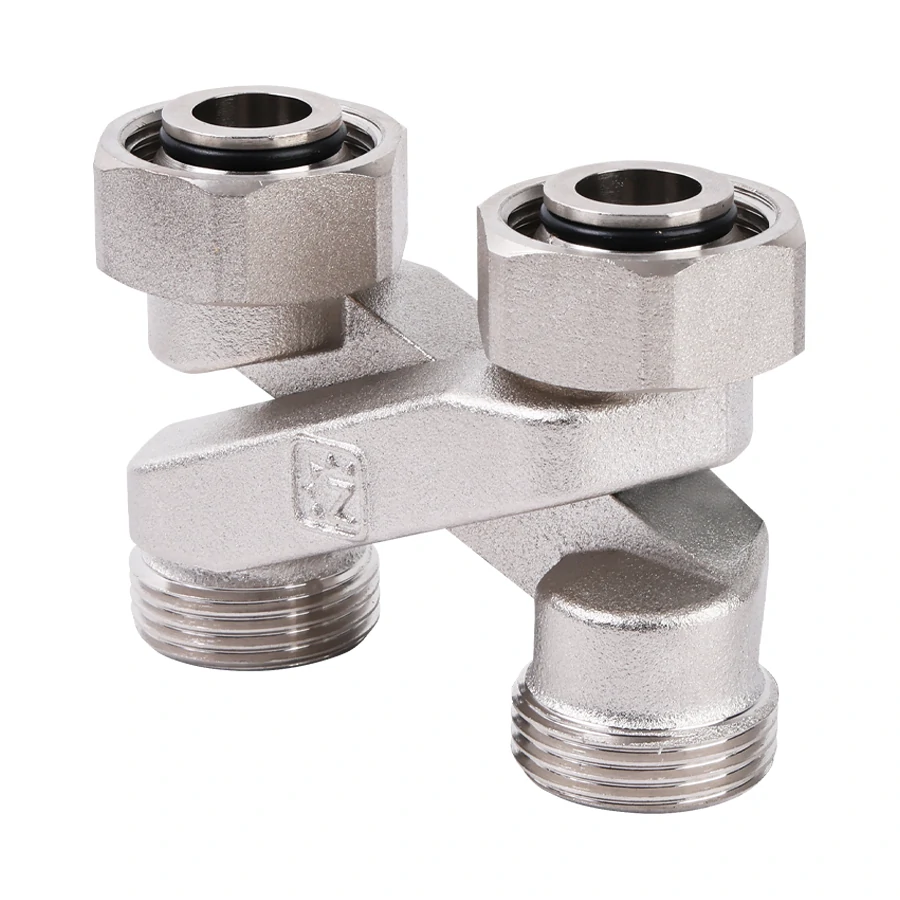 Узел подкл радиатора перекрестие Х-образное ;3/4"х3/4"EK