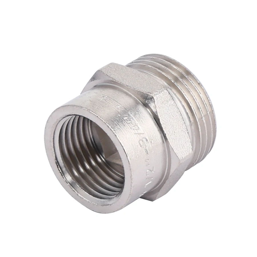Переходник никелированный 1/2 x 3/4", "евроконус" (ZEISSLER)