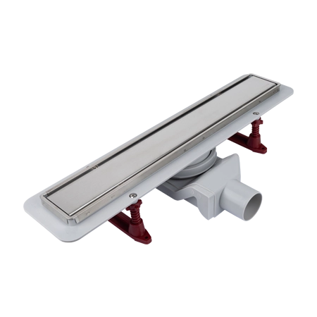 Водоотводящий желоб с двухсторонней решеткой горизонтальный сток Evolux Plus 700*70