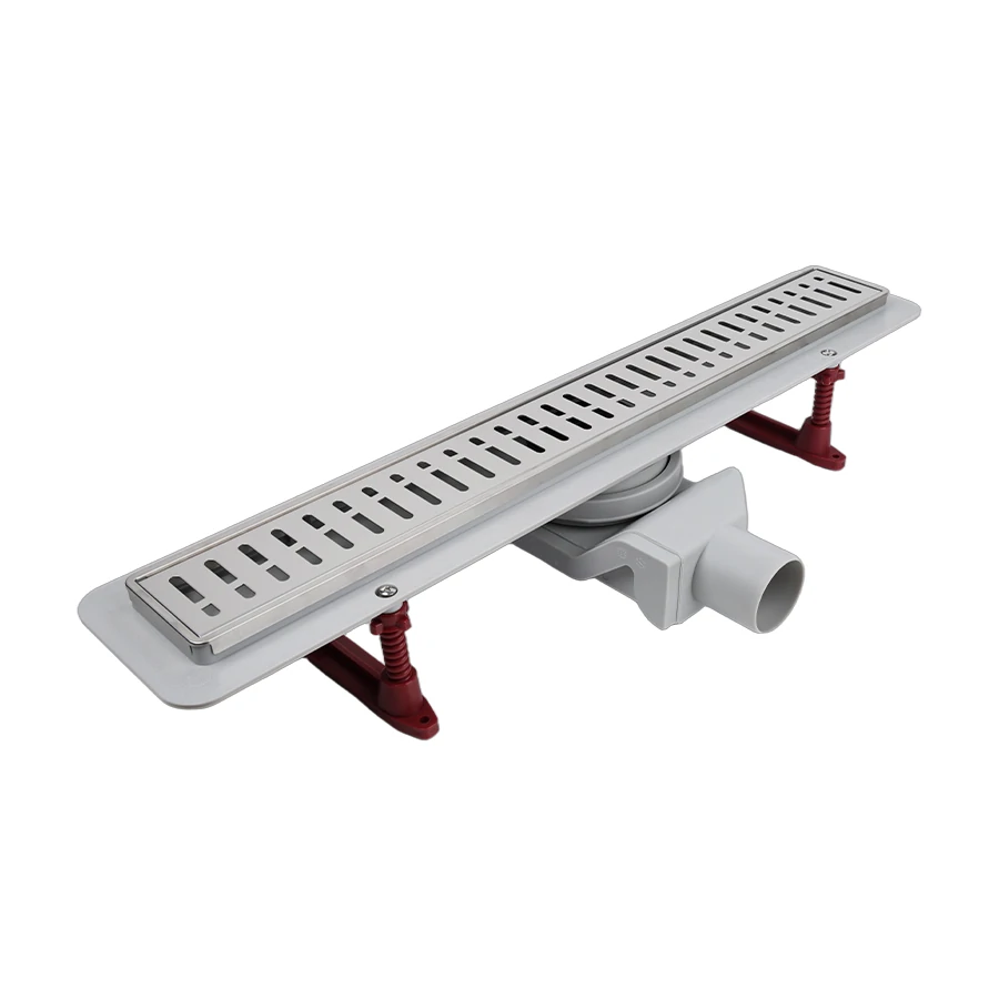 Водоотводящий желоб с решеткой "ВОЛНА" горизонтальный сток 500*70