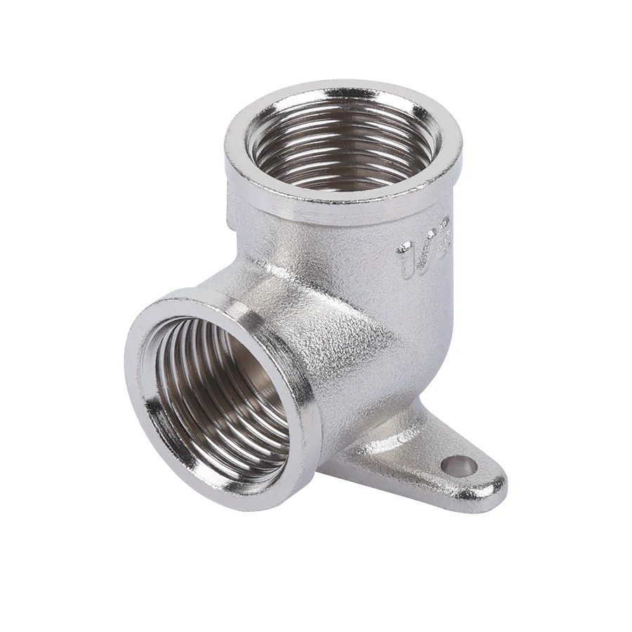 Уголок установочный никелированный  1/2г*1/2г (ZEISSLER)