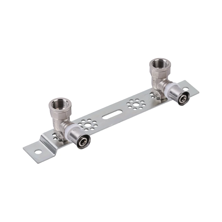 Монтажная планка с пресс-водорозетками.никелированный  16*1/2