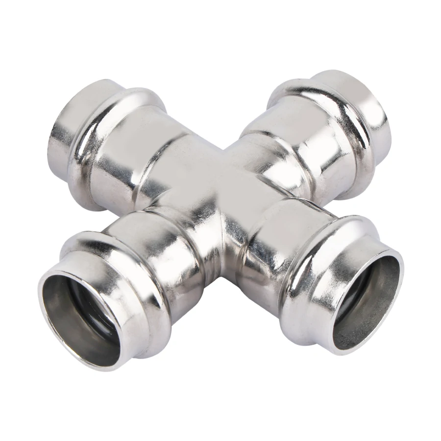 Крестовина из нержавеющей стали 15*15*15*15