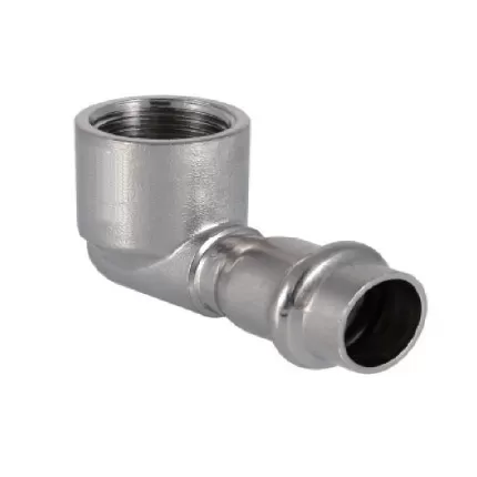 Пресс-угольник из нержавеющей стали с внутренней резьбой 35*11/4