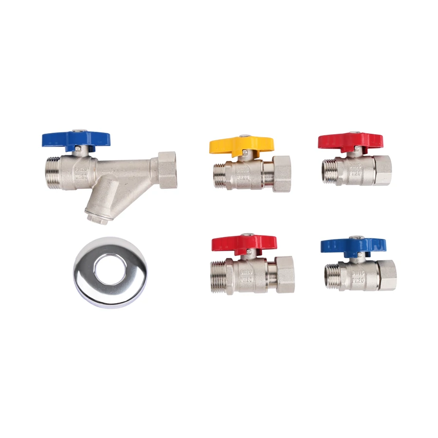 Набор кранов для газового котла(прямой)