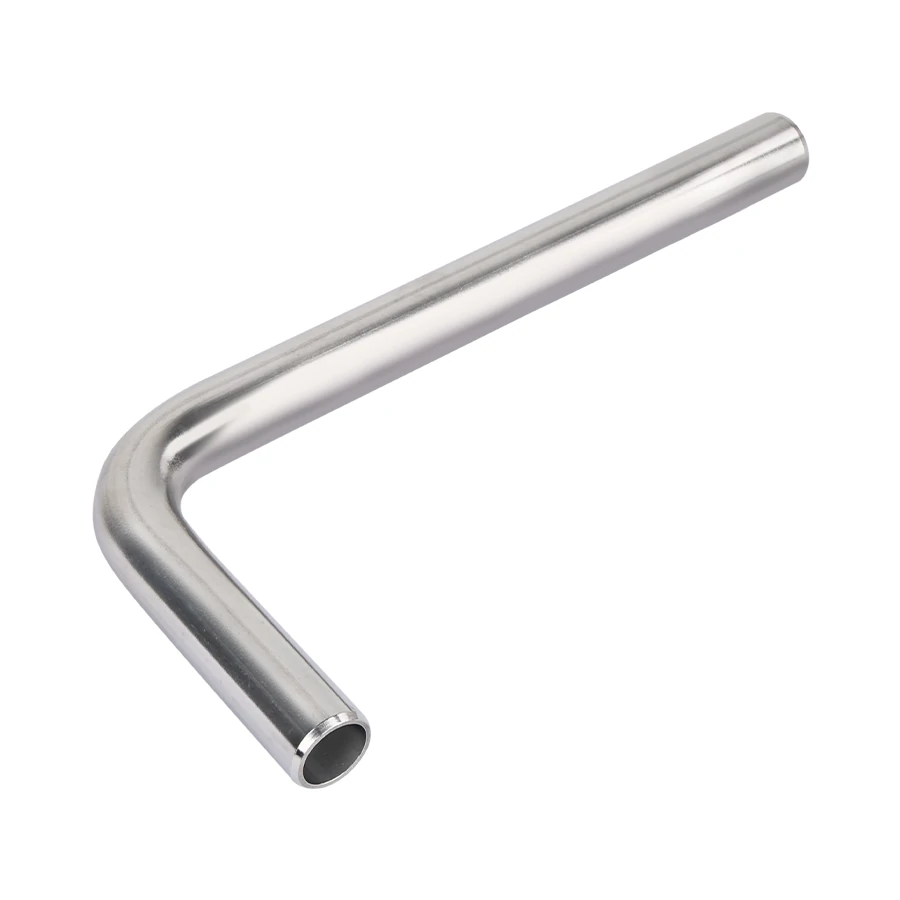 Отвод безраструбный 90° нержавеющая сталь  15 * 100 * 600 мм