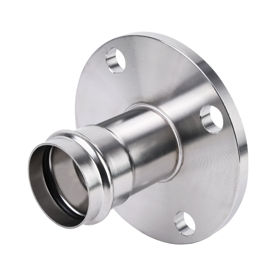 Соединитель с переходом на фланец нержавеющая сталь 54 мм х DN50