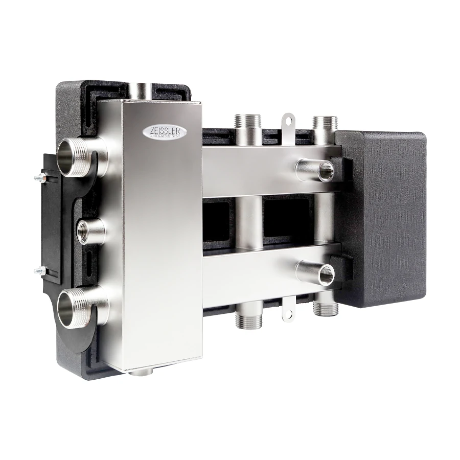 Гидравлический разделитель совмещенный с коллектором  на 3 контура ( M3 )