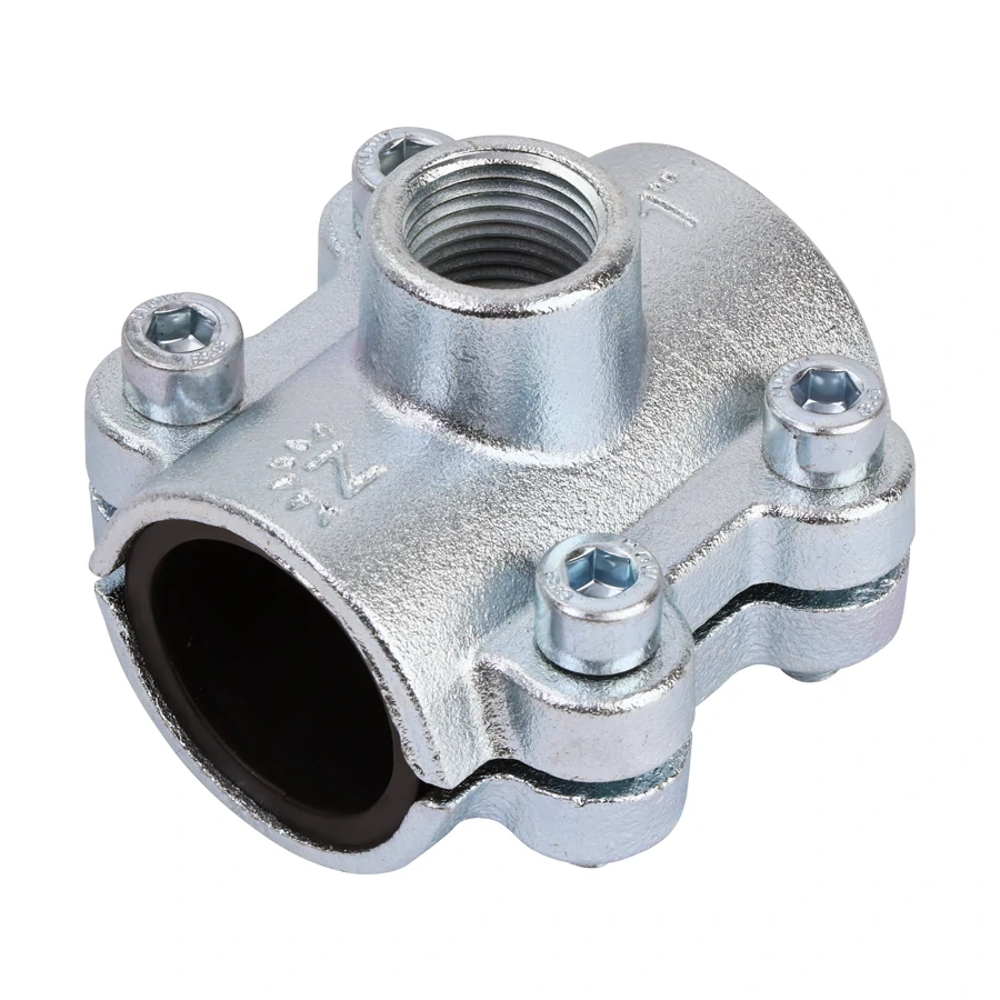 Обойма ремонтная оцинкованная с отводом   11/2*3/4