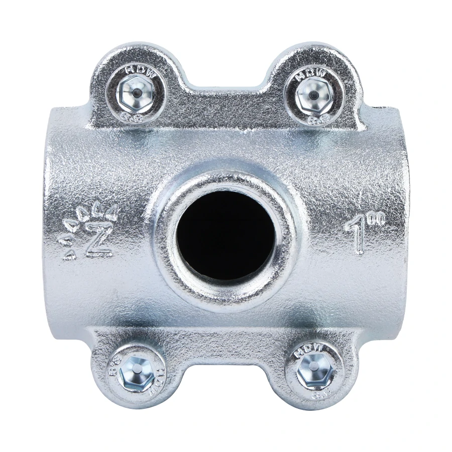 Обойма ремонтная оцинкованная с отводом 2*1