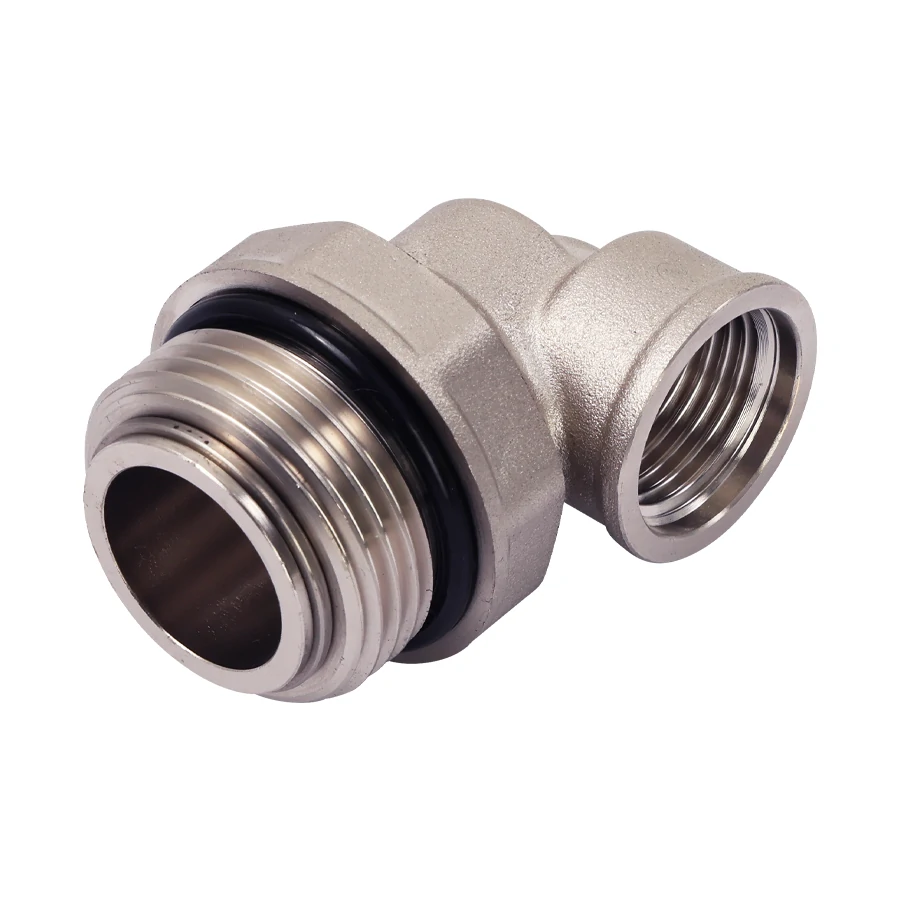 Фитинг коллекторный – отвод с вращающимся штуцером 3/4*1/2