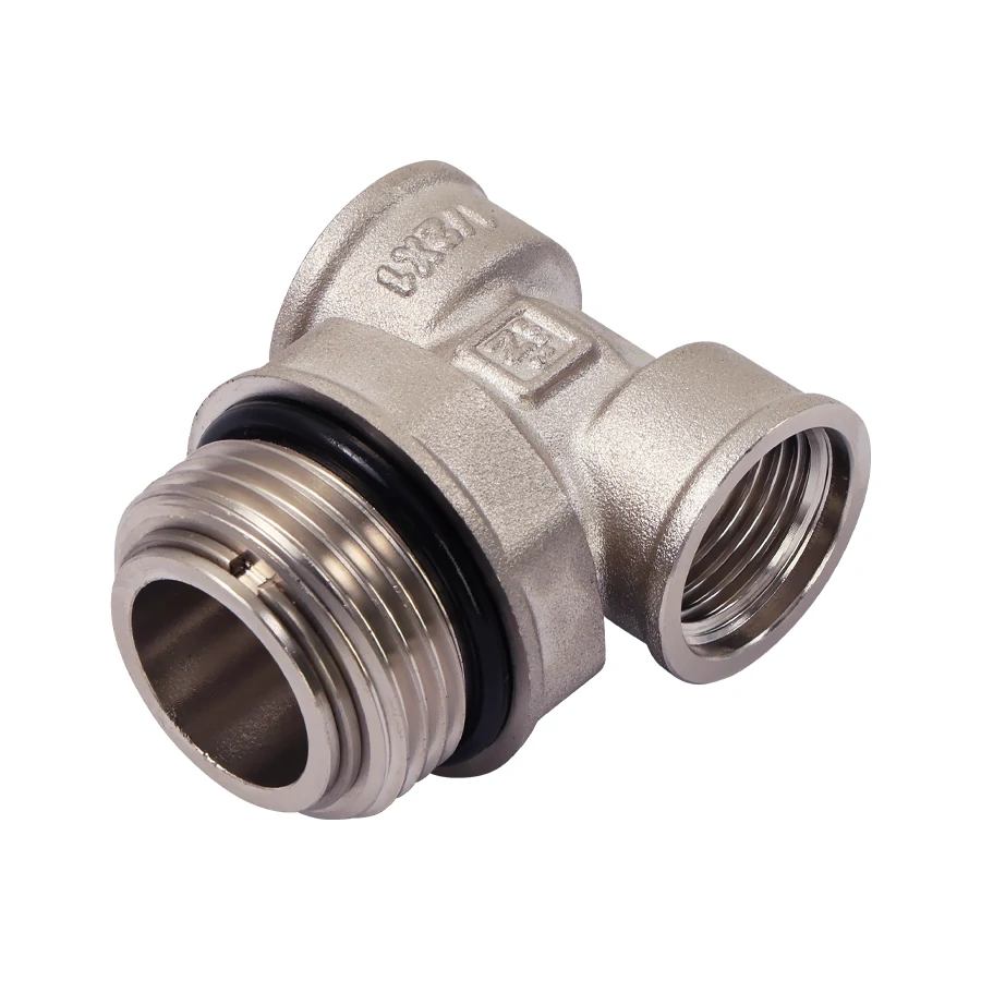 Фитинг коллекторный – тройник коллекторный с вращающимся штуцером 1*1/2*1/2