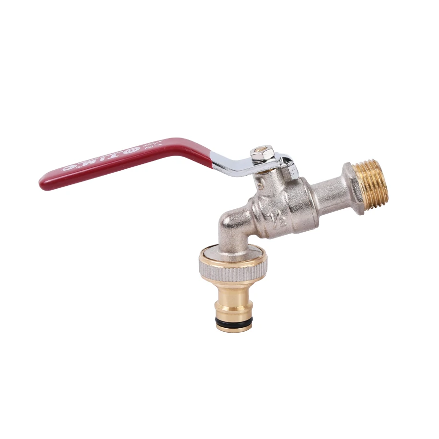 Кран шаровой водоразборный 
с коннектором для быстрого подключения 1/2