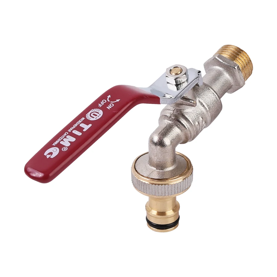 Кран шаровой водоразборный 
с коннектором для быстрого подключения 3/4