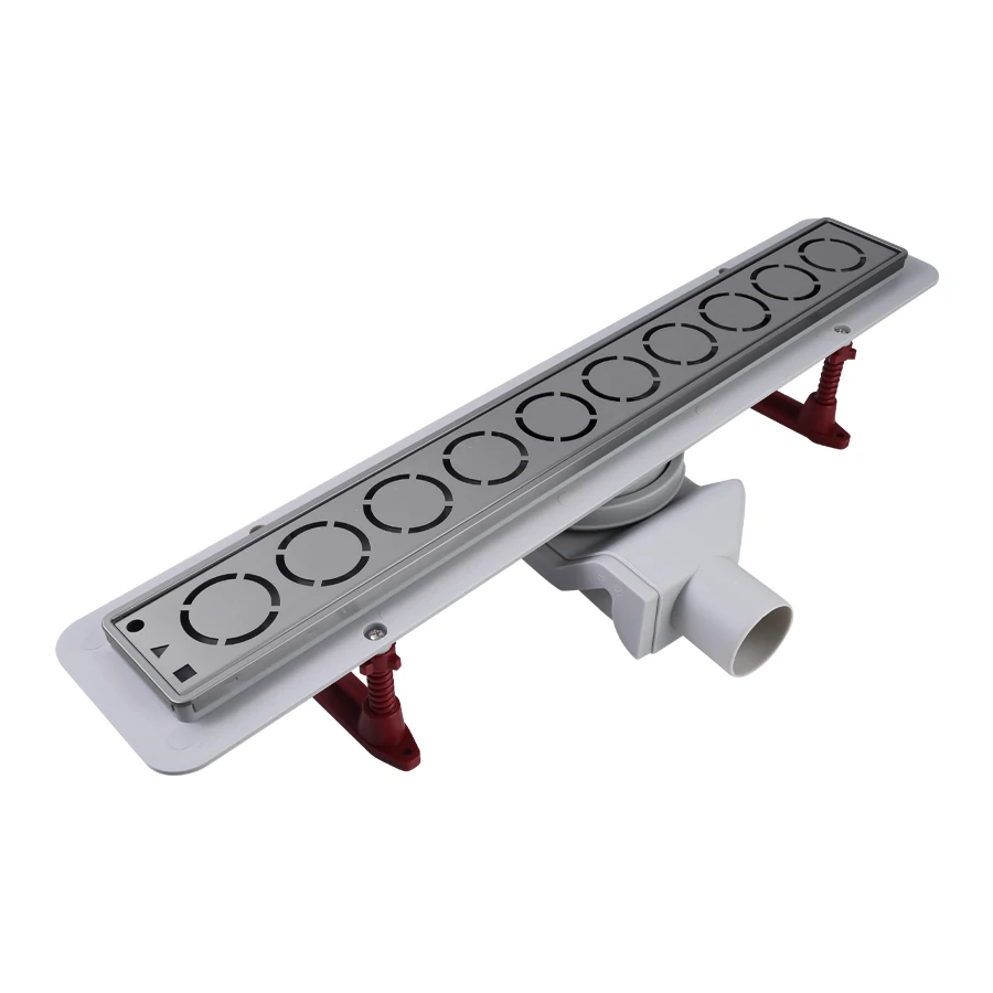 Душевой лоток с решеткой, (сухой +гидрозатвор), 600*70