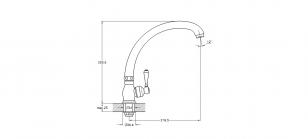 Смеситель для умывальника 2-X QML14-A119