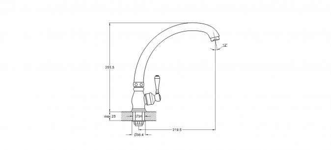 Смеситель для умывальника 2-X QML14-A119