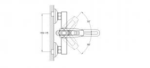 Смеситель для ванны 1-Х  Ф35 LOF3-A033