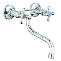 Смеситель для кухни настенный 2-Х гайка JMX12-A605