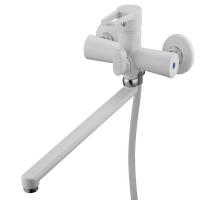 Смеситель для ванны 1-Х с длинным изливом Ф35 бел. NUD7-A045YW