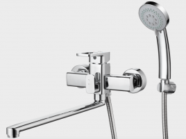 Смеситель для ванны 1-Х с плоским изливом Ф35 GOR7-A058