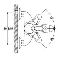 Смеситель для ванны 1-Х с литым изливом Ф40 KLO3-A048