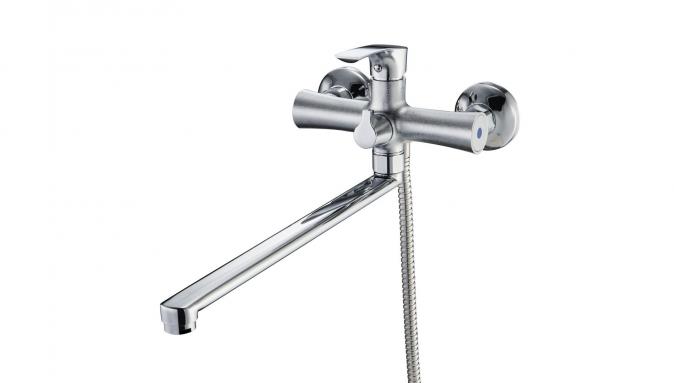 Смеситель для ванны 1-Х с длинным изливом Ф25 FAB7-A020