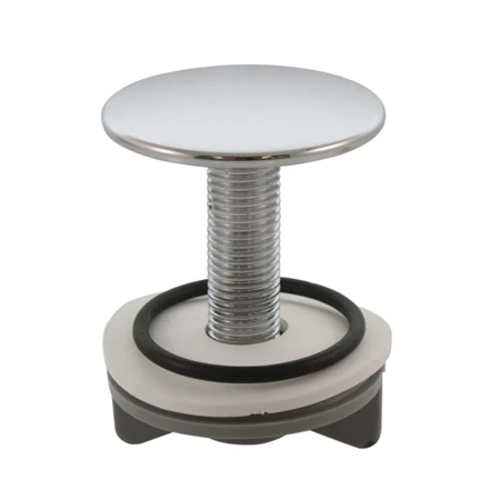 Заглушка декоративная для раковины, хром