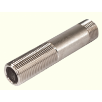 Сгон 1/2M*1/2M -150мм, (хром)