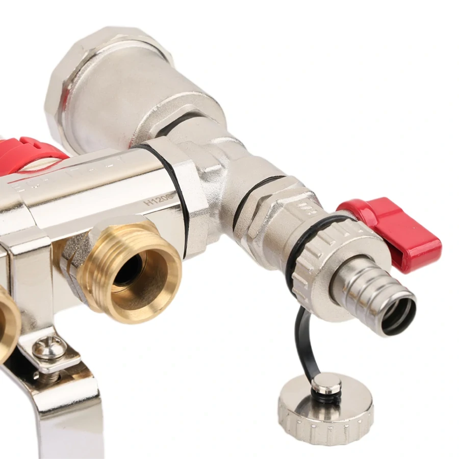 Коллекторная группа 1", 6 вых, латунный корпус