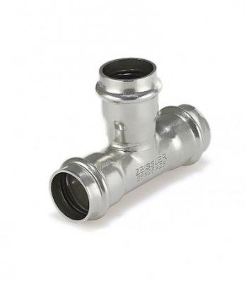 Трехраструбный пресс-тройник из нержавеющей стали 35*22*35mm