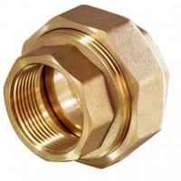 Американка прямая В-В 1 1/2F x 1 1/2F (латунь)