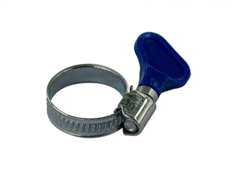 Червячный хомут 1" (20-32) с ручкой