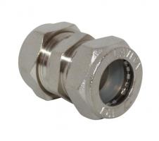 Муфта соединительная (никелированная) 20*20