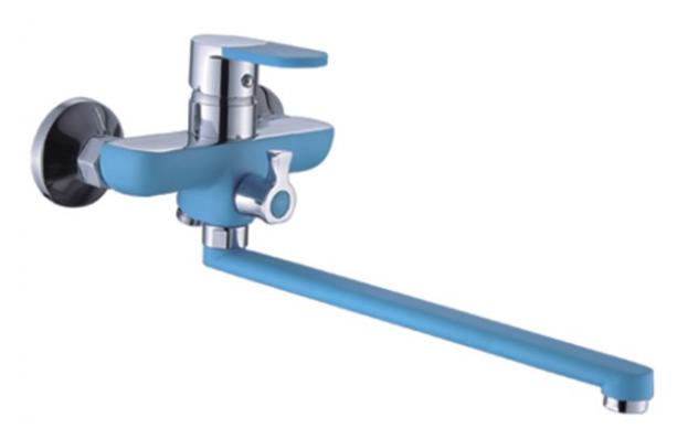 Смеситель для ванны 1-Х длин.излив P22223-12 голубой