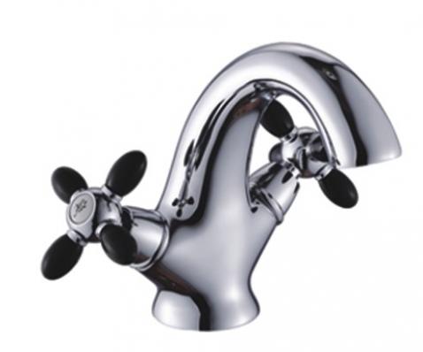 Смеситель для умывальника 2-Х Черн. P1071-6