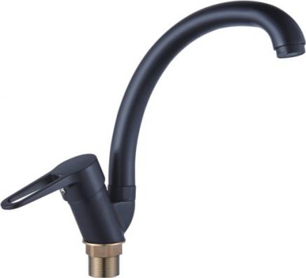 Смеситель для кухни 1-X с высок. изл.(гайка) 35 мм Черн. P59270-6