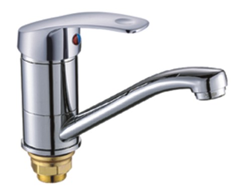 Смеситель для кухни 1-X с кор. изл.(гайка) 40мм  P4503-2