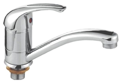 Смеситель для кухни 1-X с кор. изл.(гайка) 40мм  P4504-2