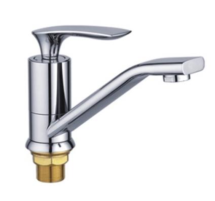 Смеситель для кухни 1-X с кор. изл.(гайка)  P45234-2