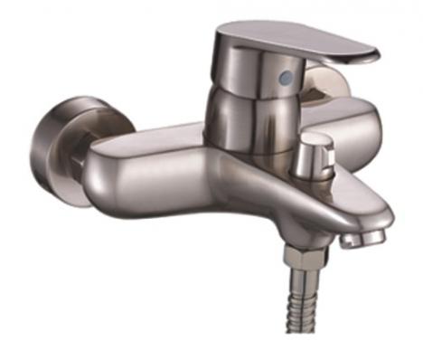 Смеситель для ванны 1-X с кор. изл. 40мм Сатин P3009-1