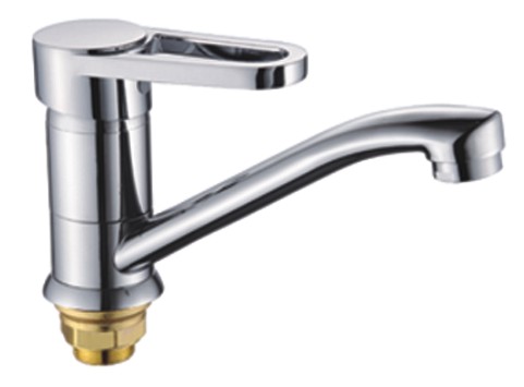 Смеситель для кухни 1-X с кор. изл.(гайка) 35 мм  P4518-2