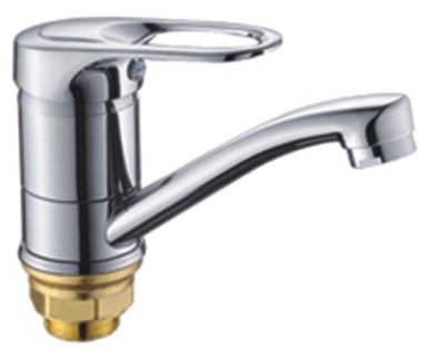 Смеситель для кухни 1-X с кор. изл.(гайка) 40мм  P4525-2